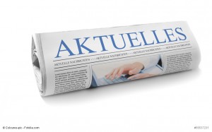 Zeitung mit Aktuellem